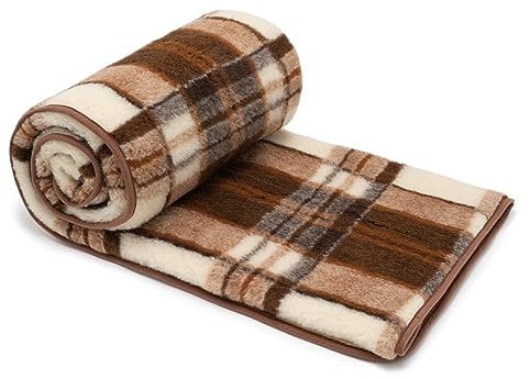 Best Wool Merino Wolldecke Schurwolle 240x200 cm - Kuscheldecke aus 100% Merino Schafwolle - Groß und Flauschige Decke Wolle - Gewicht 500g/m2 - Atmungsaktives Material