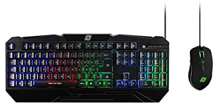 MediaRange Gaming-Set Tastatur 104 Tast + Maus 6-Tast (UK)