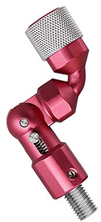 KOMCLUB Net Tools Net Joints Landing Net Connector Folding Accessories Mini Quick Release Connector Joint Adjustable Aluminium Alloy Landing Net Special for Fishing Outdoors(Red)
