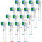 GENKENT Replacement Toothbrush Heads Compatible with Oral-B Braun, 16 Pcs Professional Electric Toothbrush Heads Brush Heads Refill Pro 500/1000/1500/3000/3757/5000/7000/7500/8000