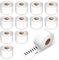 Hanseo Etiketten 41 x 89mm kompatibel mit Dymo 41 mm x 89 mm 11356 Rolle mit 300 Etiketten kleine Namensschilder, passend für Dymo 450 und 400, 4XL Etikettendrucker, 12 Rollen