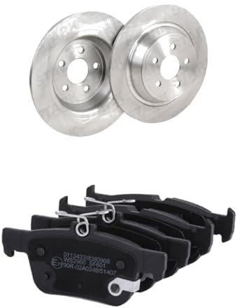 STARK SKBK-10992218 Bremsenset Hinten 316mm - Bremsen Set mit Bremsscheiben und Bremsbeläge Satz