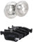 STARK SKBK-10992218 Bremsenset Hinten 316mm - Bremsen Set mit Bremsscheiben und Bremsbeläge Satz