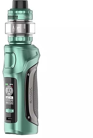 Smok Mag Solo Kit 100W T-Air Sub Tank 2X TA Coils Fast Charging Variable Wattage Temperature Control Battery Sold Separately No Nicotine (Pale Green)