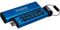 Kingston IronKey Keypad 200C 32GB Verschlüsselter USB | Alphanumerische Tastatur | Multi-Pin-Zugang | XTS-AES 256-bit | FIPS 140-3 Level 3 Zertifiziert (Ausstehend) | IKKP200C/32GB, Blau