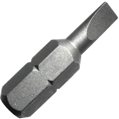 Sanpro Schlitz Bit 1/4' (6,35 mm) 25 mm lang, Klinge S 0,6 x 3,5