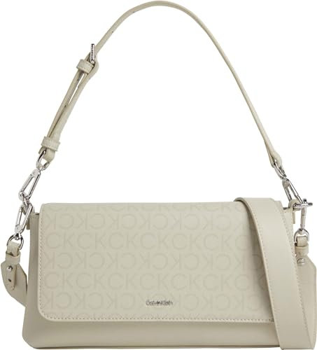 Calvin Klein Damen CK Must Shoulder Bag_EPI Mono Tasche, Grey melé
