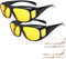 SPAYEIM Libiyi Nightglo Brille, Dotmalls Nightglo Brille, Nachtsichtbrille Anti-Glare Night Driving Eyewear Polarisierte Brille (2pcs)