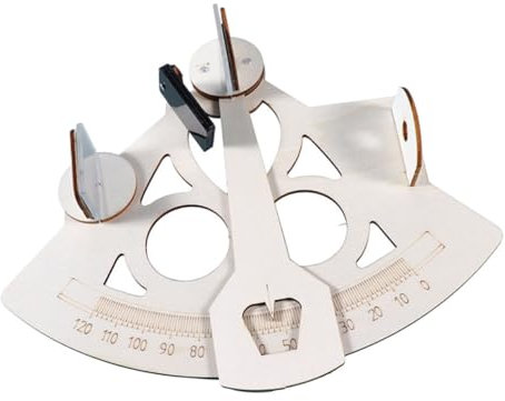 ifundom 1 Satz Sextantenmodell Sextant-Montagespielzeug zum Selbermachen Navigationsset für Boote Lernspielzeug Sextant-Ornament zum Selbermachen Puzzle Gizmo Bootfahren Messinstrument