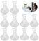 DHSBGWSX 10 clips de ventosa, ventosa con clip, sin necesidad de taladrar, gancho estilo ventosa, ventosa de cristal de ventana, clip transparente multifuncional
