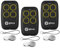 gloca 3x Telecomando Apricancello Easy Garage Auto-Apprendente 4 Canali Frequenza 433.92 Mhz NO ROLLING CODE (no codice variabile)