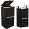 GBACHOOSE 26 Gallon Recycle Bins for Kitchen Indoor Home, 100L Recycling Bin with Lid with 1 Removeable Reusable Inner Bags for Bottles Cans Glass Plastice Cartons(Black)