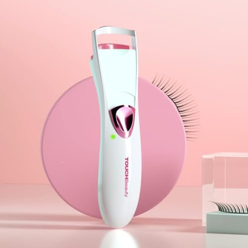 Beheizbare Wimpernzange,TOUCHBeauty Elektrische Wimpernzange Tragbarer Lash Curler Wimpernzange Geschwungene Wimpern Schmerzfreie Schönheit Make Up Tool AG-2016AEU