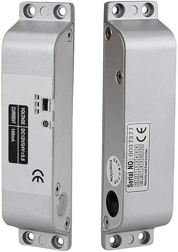 Cerradura Inteligente 12V DC – Cerradura Electrónica Eléctrica de Perno, Abrepuertas sin Contacto para Control de Acceso, Cerradura Invisible con Retardo de Tiempo, Cerrojo Inteligente de Seguridad