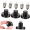 IMIKEYA 5 Pièces Support de Lampe à vis Enfants culot de Lampe à vis e10 Coque Batterie Boite Pile Lampe Torche Lampe de Poche matériel de Laboratoire de Physique Mini Ampoule e10 Black