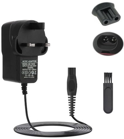 Azlanway HQ8505 15V Charger Shaver for Philips One Blade Pro Norelco 3000 5000 7000 9000 Series QP6510 QP6520 QP6530 QP6620 MG7720 MG7710 Charger for Lawnmower Power Adapter/Cor