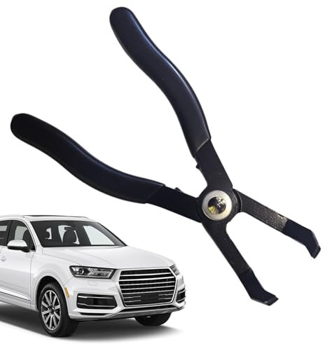 Alicates Para Clips De Paneles | Tenazas Para Extracción De Grapas De Tapicería De Coches - Herramienta De Palanca Antideslizante De Acero Y Accesorios Multiusos Para Interior, Automoción Y Remaches