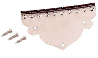 Mandolin Tailpiece Spare Parts Fittings Metal String Pulling Board Mandolins Component Replace Part Music Instrument Replacement