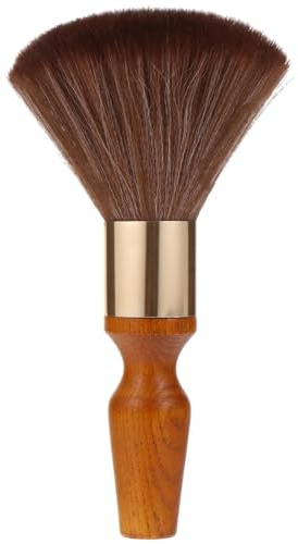 Vinyl Record Cleaning Brush with Wood and Fiber Comfortable Grip | Dissipates Static, Removes Contaminants, for CD Albums and Turntables, Black and Playback Care