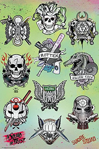 empireposter Suicide Squad - Poster - Tattoo Parlor