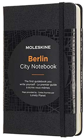 Moleskine City - Berlino - Taccuino con Pagina Bianca e Righe, 9 x 14 cm, 220 Pagine, Nero