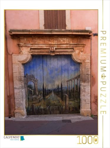 CALVENDO Puzzle Toreingang in Roussillon | 1000 Teile Lege-Größe 48 x 64 cm Foto-Puzzle für glückliche Stunden