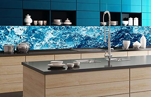 Dimex Küchenrückwand Folie selbstklebend SPRUDEL | Klebefolie - Dekofolie - Spritzschutz für Küche | Made in EU - 350 cm x 60 cm