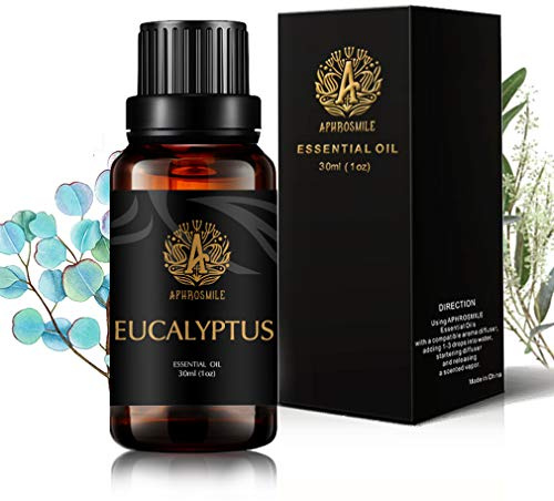 Aromatherapie Eukalyptus ätherisches Öl für Diffusor, 30ml Aromatherapie ätherisches Öl Eukalyptus für Luftbefeuchter, 1oz therapeutische Grade Eukalyptus ätherisches Öl für Massage, Zuhause