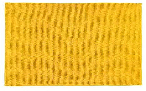 Gözze - Anti-Rutsch-Badematte, Superweich, 100% Mikrofaser, 70 x 120 cm - Gelb