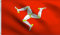 DMSE Flagge Isle of Man Manx brattagh Vannin Triskelion-Flagge, 100 % Polyester, 100 D, UV-beständig 3' X 5' Ft Foot 3' X 5' Ft Foot