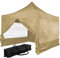 INSTENT Alu-Pavillon 3 x 3 m Pro wasserdicht UV Schutz 50+, Champagner mit 4 Seitenteilen