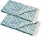 Carenesse 2er Set Handtuch Barock 60 x 100 cm Petrol I Edles & zartes Handtuch Set aus 100% Baumwolle mit hochwertiger Webung I Kleines Hamam Tuch für Reisen I Sport Towel leicht & saugfähig