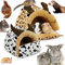 LeerKing Kleintiere Kuschelhöhle Meerschweinchen Kuschelbett Nest Plüsch Haus Hängematte für Ratte Hamster Nager Frettchen Bartagame Degu Reindeer L