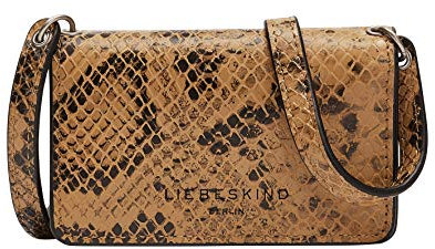 Liebeskind Berlin Snake Sina Mini Bag, light tan, onesize (HxBxT 7.4 cm x 11.2 cm x 2.5cm)