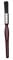 ProDec Contractor 0.5 inch All Purpose Mixed Bristle Paint Brush for a Smooth Finish Painting with Emulsion, Gloss and Satin Paints on Walls, Ceilings, Wood and Metal, 0.5 12 mm