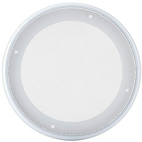Queen.Y 2 Piezas Rejilla de Altavoz Cubierta de Altavoz de Audio para Automóvil Círculo Decorativo Malla Metálica (6 Pulgadas)
