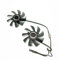 Ghxiag 8. 5mm FDC10U12S9-C 0.45AMP 4 Sostituzione della Ventola di Raffreddamento Pin Fit XFX RX 560D RX 570 RX 580 RX Fan di Raffreddamento della Scheda Video Grafica Vega (Blade Color : DIY)