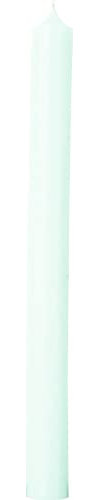 luterna Stabkerzen aus Paraffin, 250/22 mm, Mint, KERZENFARM HAHN, Brenndauer ca. 12h, 25 Stück pro Verpackung