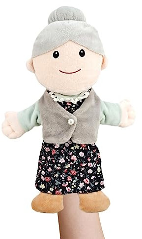 Imtrub Handpuppe – 30 c große Plüsch-Handpuppe, Rollenspiel, Partygeschenk für Kinder, Mitgebsel, Kinder, Mädchen, Jungen, ab 3 Jahren, für Sofa-Ornamente