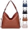 ARNTY Rucksack Damen Handtasche 2 in 1, Elegant Schultertasche für Arbeit, Reisen, Ausflug (Braun)