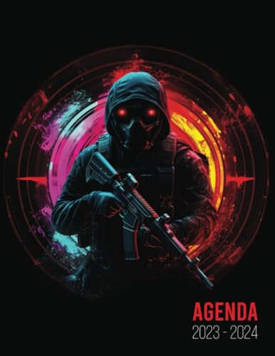 Agenda pour geek 2023 2024: Organiseur Scolaire Gamer pour Garcon de Septembre à Juillet pour Etudiant de Primaire, Collège, Lycée