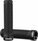FAMEX RIDE Premium Mountain Bike Grips with Soft Anti-Slip Rubber, Single Lock-on, Black, 5.2in x 0.87in (Internal Diameter), 4.73oz, Aluminium Alloy Lock Ring, Pair