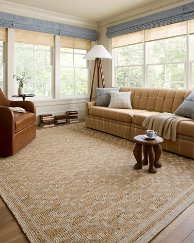 Loloi Chris Loves Julia Judy Collection JUD-07 Natural/Ivory 8'-6 x 11'-6 Area Rug