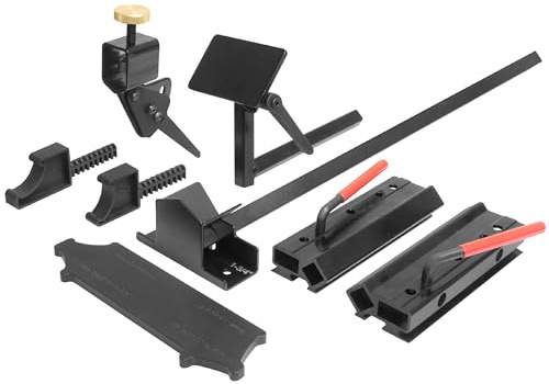 GrindMaster Lathe Tool Sharpening Jig with Quad Setup, Multi-Grind Jig and Two Setup Blocks (for 8 Grinders)