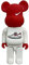 HDSLURIO Bearbricks,400％ 28cm/11in Violent Bear Building Blocks Bear Toy Lover's Collection Living Room/Vitrine Dekorative Skulptur Statue(Red)