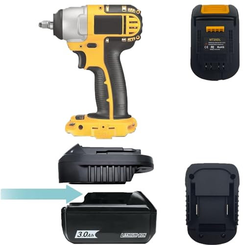 MT20DL Akku-Adapter, Adapter für Makita 18V Lithium-Ionen-Akku für DeWalt 18V/20V Lithium-Ionen-Werkzeug-Akku-Adapter, geeignet für DeWalt 18V/20V Max Li-Ion Akku-Elektrowerkzeuge