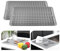 KitchenRaku 2 Stück Abtropfmatte 40x45cm, Abtropfmatte Geschirr, Abtropfmatte aus Silikon,hitzebeständiges rutschfestes Abtropfmatte Spüle,Spülmatte Abtropfunterlage,Tischset