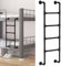Schwarze Metall-Leiter für Etagenbett, Wandmontage, Kellerfenster, Brunnen, Ausstiegsleiter, 2,4 m, Feuerleiter, Sicherheitsleiter, Kletterleiter, Zuhause, Wohnung, Essentials