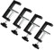 4 Pcs G Clamp, Adjustable G Clamps for Woodwork, Heavy Duty Universal Wood Clamps for Carpentry DIY Projects Building Automotive Repair