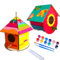 Acentor Vogelhaus Bausatz für Kinder, DIY Holz Vogelhaus zum Bemalen Mit Farbform, Bastelset für Mädchen Jungen Kleinkinder, 2 Stück